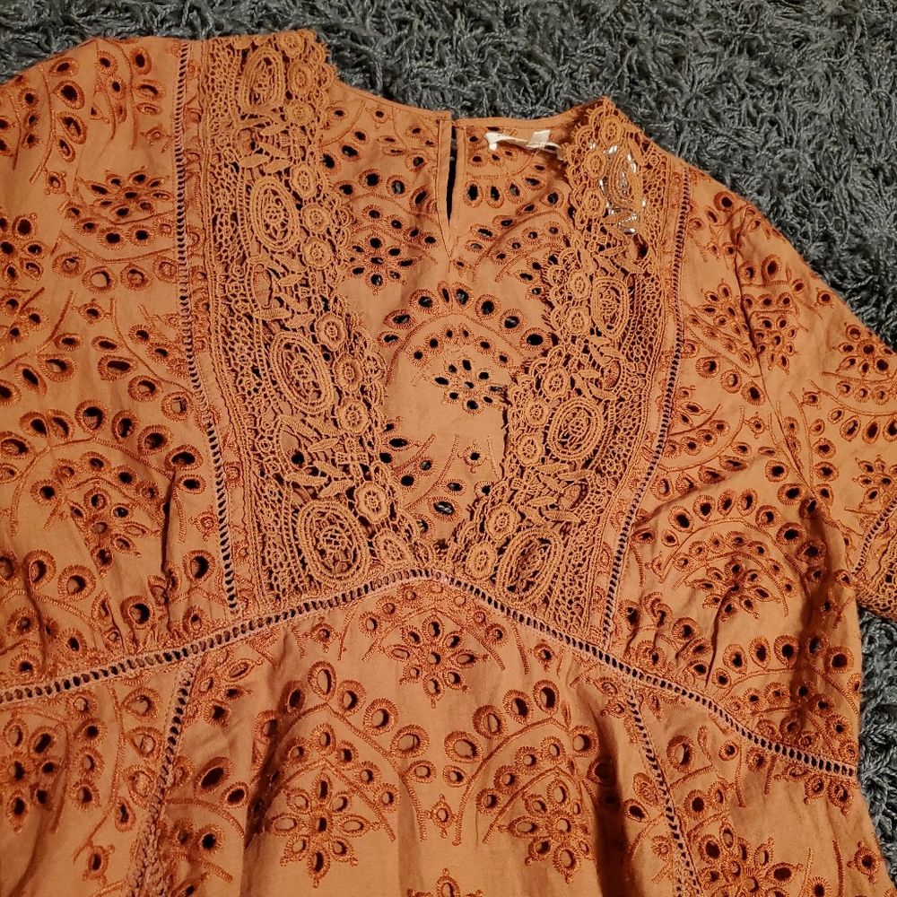 Burnt orange dress - Picture 3 of 4